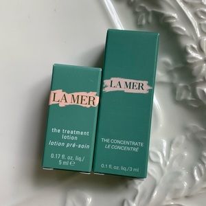 La Mer The Concentrate and Treatment Lotion Sample Size Bundle